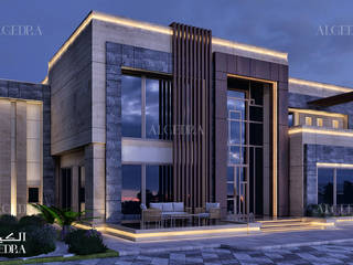 Beautiful modern villa in Dubai, Algedra Interior Design Algedra Interior Design 빌라