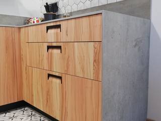 COCINA MADERA DE OLIVO, MUCOBAL MUCOBAL Einbauküche Holz Holznachbildung