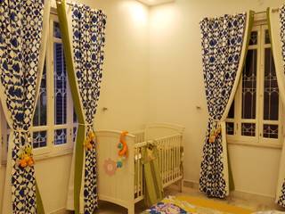 Lakhotia Residence Kid's Room, Alipore, August August Eclectic style nursery/kids room