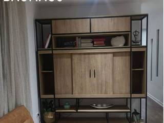 RACK DE TV MODERNO , Mueblesicl Mueblesicl غرفة المعيشة حديد