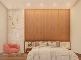 CASA GSV , ACP ARQUITECTURA ACP ARQUITECTURA Minimalist bedroom Wood Wood effect