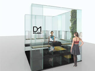 Concorso di Idee D1_Milano, beatrice pierallini beatrice pierallini Pareti & Pavimenti in stile industriale