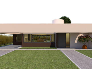 Casa SS386, 2B Arquitectura 2B Arquitectura Single family home Beige