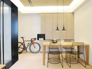 Julia Avenue, A Square Ltd A Square Ltd Comedores de estilo moderno Contrachapado