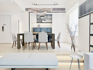 Mid-levels, A Square Ltd A Square Ltd Modern dining room Wood Wood effect