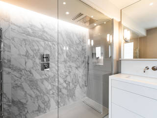 Home renovation in North London, Marriott Construction Marriott Construction Modern bathroom Marble