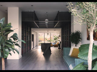 The Yellow Door House, Tactus Design Workshop Tactus Design Workshop Living room Wood Wood effect