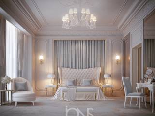 Timeless Bedroom Interior , IONS DESIGN IONS DESIGN Chambre classique Bois massif Multicolore