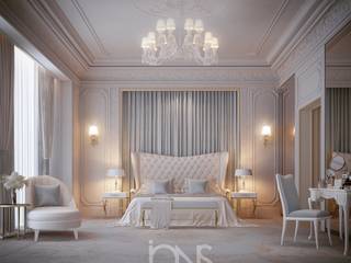 Timeless Bedroom Interior , IONS DESIGN IONS DESIGN Klasik Yatak Odası Masif Ahşap Rengarenk