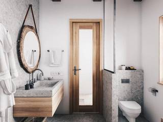 Оформление санузла., Строй группа Строй группа Industrial style bathroom Wood Wood effect