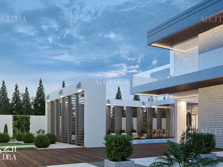 Modern villa design in Dubai, Algedra Interior Design Algedra Interior Design Vilas