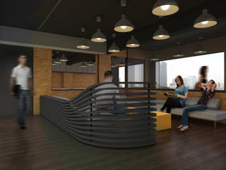 Hong Kong Centralpark Coworking Space, Office for Fine Architecture Office for Fine Architecture Коммерческие помещения