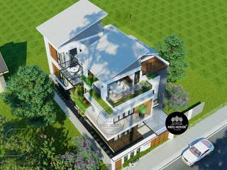 Mẫu thiết kế biệt thự hiện đại 3 tầng đẹp 150m2 tại Tphcm, NEOHouse NEOHouse