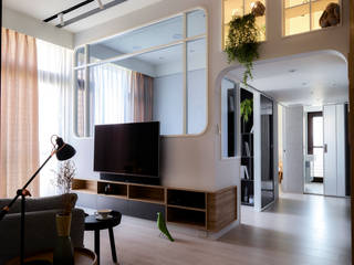 樹屋 TREE HOUSE, 耀昀創意設計有限公司/Alfonso Ideas 耀昀創意設計有限公司/Alfonso Ideas Scandinavian style living room