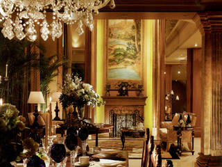 The Beverly Hills Légende Royale , Hong Kong, John Chan Design Ltd John Chan Design Ltd Living room Amber/Gold