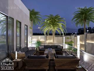 Landscape and outdoor area design of a luxury villa, Algedra Interior Design Algedra Interior Design リゾートハウス