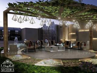 Landscape and outdoor area design of a luxury villa, Algedra Interior Design Algedra Interior Design リゾートハウス