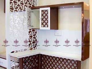 3 BHK Apartment Interiors in Mumbai – Mr Sarkar, Cee Bee Design Studio Cee Bee Design Studio Living room