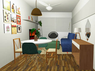 Sala do Casal, Decoração Organizada Decoração Organizada Moderne woonkamers