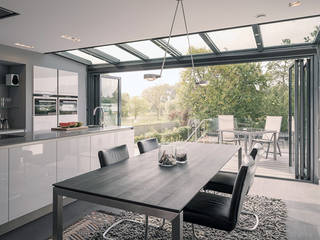 woonhuis // Amstelveen, Studio FLORIS Studio FLORIS Modern conservatory Grey