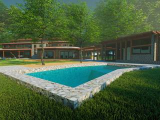 Proyecto D.A., MS Arquitectos MS Arquitectos 庭院泳池
