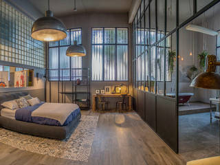 Badalona Home Design, David Rius Serra David Rius Serra Industrial style bedroom