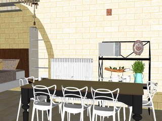 Ristrutturazione casolare Gioia del Colle, ROSA CARBONE DESIGN ROSA CARBONE DESIGN Modern kitchen