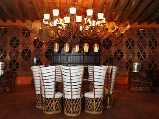 Residencia Monclova, Adobe Adobe Rustic style dining room