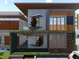 Chettri Residence, designasm STUDIO designasm STUDIO Case moderne