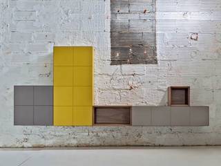 Exklusives Designermöbel System von al2, Livarea Livarea Living room Chipboard Multicolored