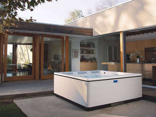 Wellness zuhause SPA Deluxe GmbH - Whirlpools in Senden Modern Garden Whirlpool, Außenwhirlpool, Garten, Terrasse, Wellness