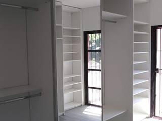 Vestidor Moderno Melamina Blanca, Arquicomponentes Arquicomponentes 모던스타일 드레싱 룸