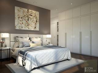 SUNRISE CITY NORTH, CÔNG TY CP THIẾT KẾ NỘI THẤT ICONINTERIOR CÔNG TY CP THIẾT KẾ NỘI THẤT ICONINTERIOR Modern style bedroom