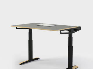HV-Tisch, Pool22.Design Pool22.Design Industrial style study/office Metal Black