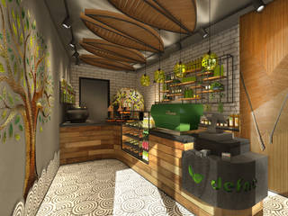 • Londra’da Defne Pizza Shop, Kuca İnterior Design & Art Kuca İnterior Design & Art Комерційні приміщення