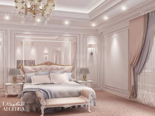 Luxury villa in Dubai Neoclassic style, Algedra Interior Design Algedra Interior Design Bedroom