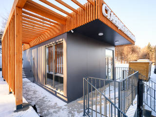 Средняя станция "Воробьевы горы", Alpbau Alpbau Дома в стиле лофт Дерево