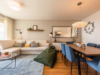 Apartamento em Matosinhos - SHI Studio Interior Design, ShiStudio Interior Design ShiStudio Interior Design Minimalist dining room
