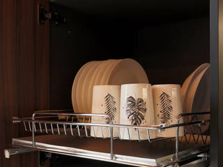 scolapiatti Gaia Brunello | in-photo Cucina moderna Legno Effetto legno