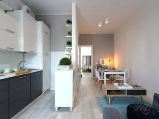 B 12 - bilocale di design, Gaia Brunello | in-photo Gaia Brunello | in-photo Modern living room