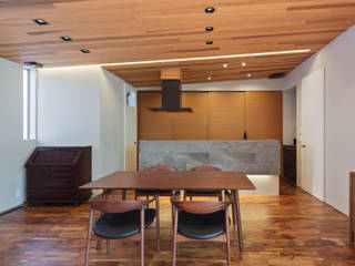 K18-house「Terrace House」, Architect Show Co.,Ltd Architect Show Co.,Ltd Salle à manger moderne