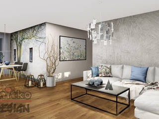 Beispiel von unserem Service, MITKO DESIGN MITKO DESIGN Country style living room