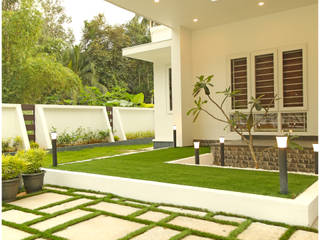 Project At Kottayam , ARCHITECT JAISON ARCHITECT JAISON Jardines de estilo moderno