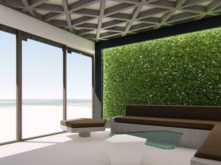 Beach House, G.M Architects G.M Architects Living room Reinforced concrete