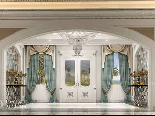 Classic style luxury villa design, Algedra Interior Design Algedra Interior Design クラシカルスタイルの 寝室