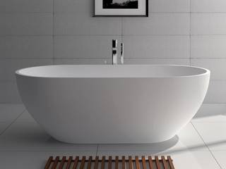 Bağımsız küvet 164 x 77 , Yapıes Banyo Yapıes Banyo Modern bathroom Natural Fibre Beige