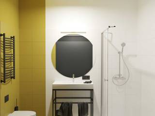 ŁAZIENKI_TRICOLOR, Zamek Design Zamek Design Ванная комната в стиле модерн