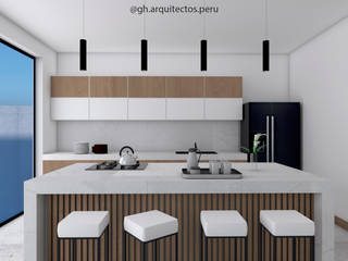CASA L, GH Arquitectos GH Arquitectos Built-in kitchens