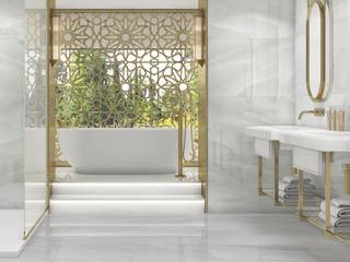 azulejos porcelanico gran tamaño, AZULEJOS.ONLINE AZULEJOS.ONLINE Modern bathroom Tiles