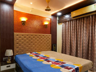 Interior Design – A Fresh Take On Traditional Style Beautiful 3 BHK Flat interiors design, Hollahomes.com Hollahomes.com Classic style bedroom Plywood